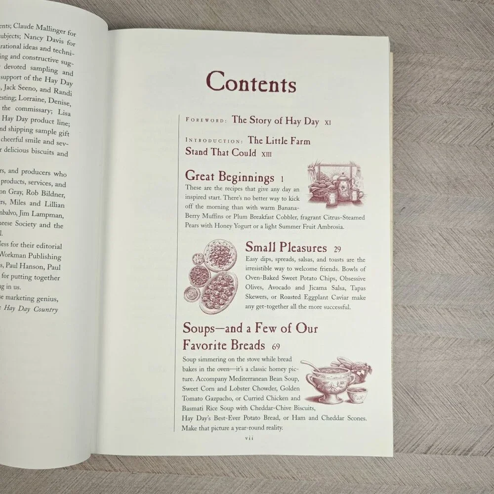 Hay Day Country Market Cookbook Vintage Hardcover East Coast Local Ethnic Recipe